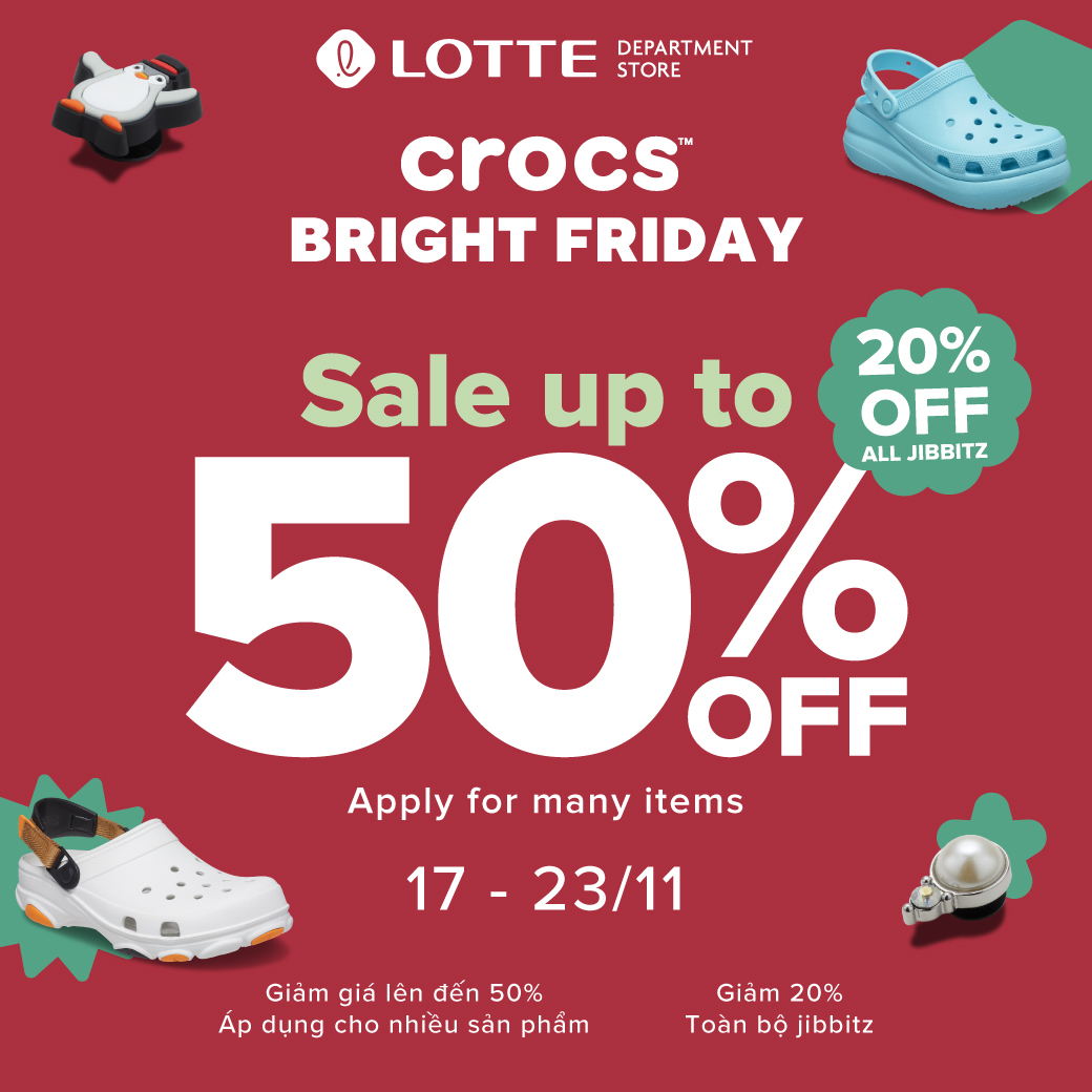 ✨BRIGHT FRIDAY ✨ PROMOTION – UP TO 50% OFF