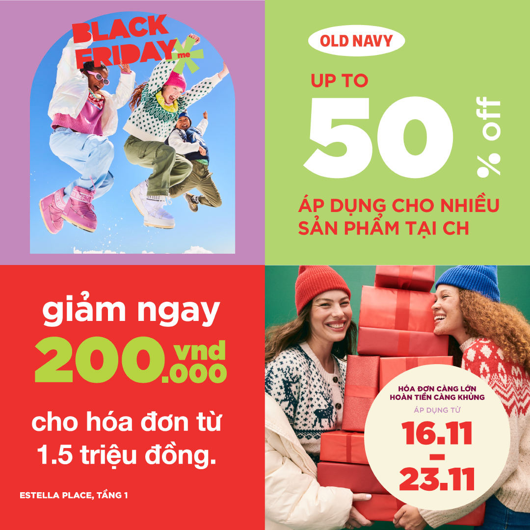 BLACK FRIDAY | SUPER DEALS, UP TO 50%++ AT OLD NAVY