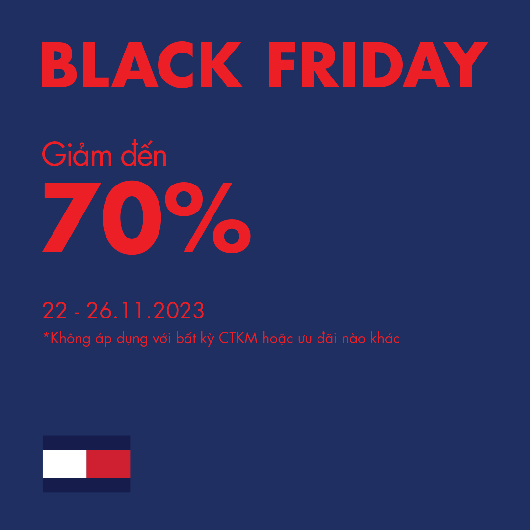 TOMMY HILFIGER  BLACK FRIDAY - UP TO 70%