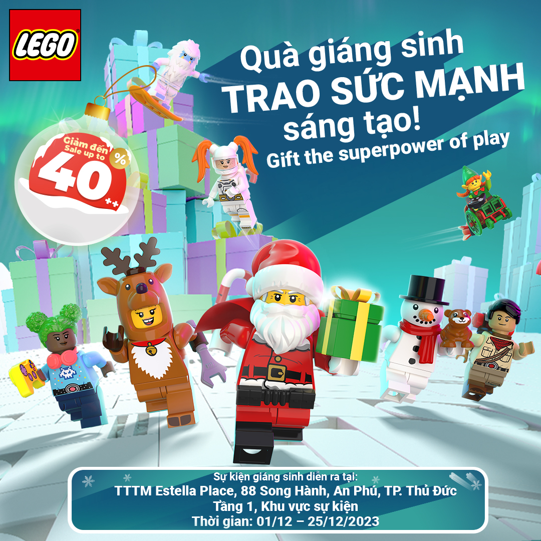 [LEGO x ESTELLA PLACE] JOYFUL CHRISTMAS, GREAT PLAY IN THE LEGO VILLAGE 🎉🎉