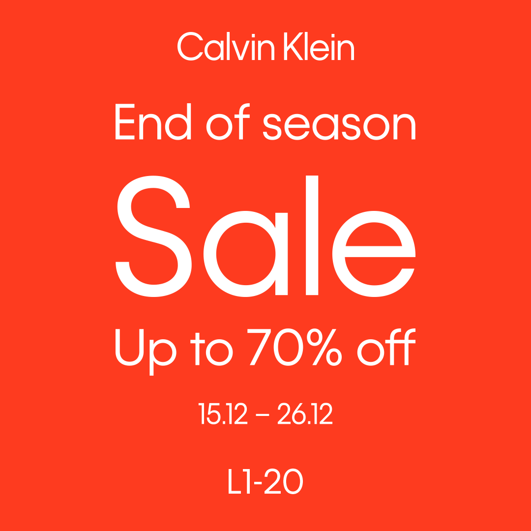 CALVIN KLEIN | END OF SEASON SALE - UP TO 70% MANY ITEMS