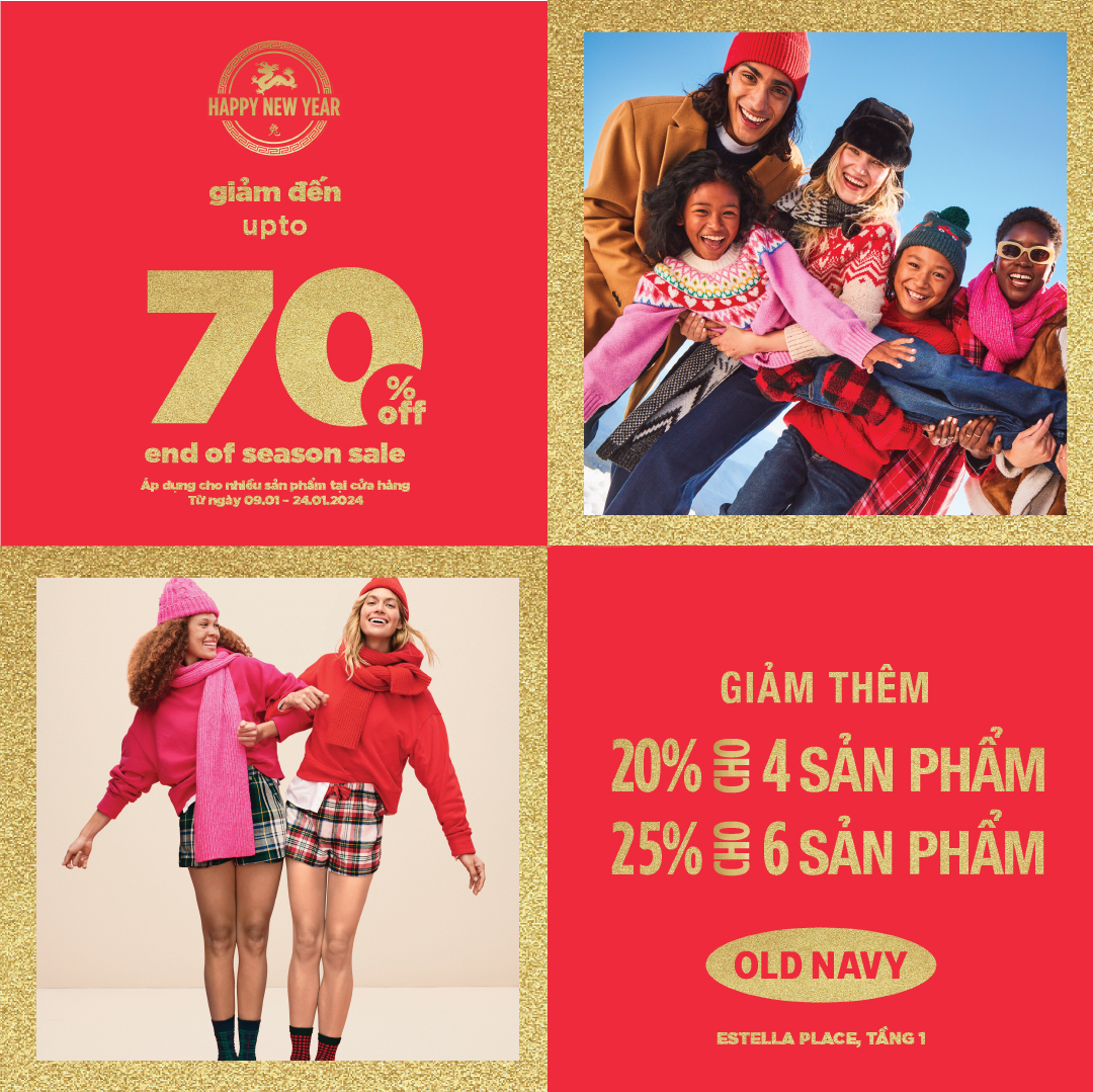 OLD NAVY - HAPPY NEW YEAR, SALE UP TO 70%+++, PLAT PRICE FROM 99K, 149K, 199K, 299K