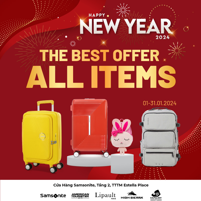 🎉 𝐍𝐞𝐰 𝐘𝐞𝐚𝐫 𝐍𝐞𝐰 𝐃𝐞𝐚𝐥𝐬! FIND OUT SPECIAL PRICE AT HOUSE OF SAMSONITE STORE FOR SELECTED ITEMS