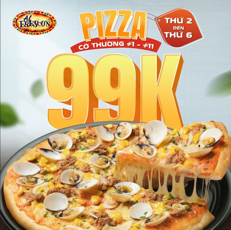 ONLY 99K TO GET A PIZZA