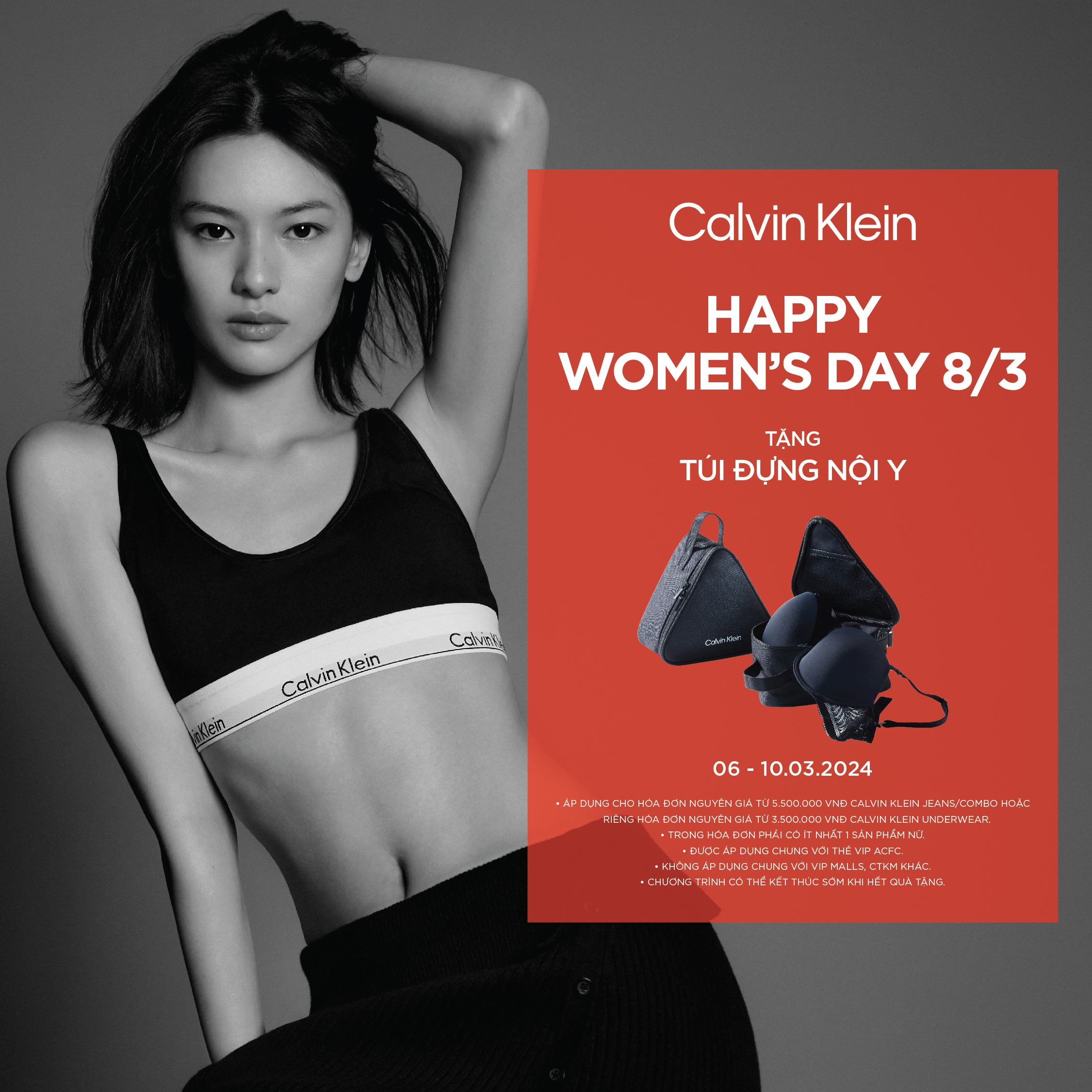 CALVIN KLEIN HAPPY WOMEN'S DAY 8/3 - GIVE AN UNDERWEAR BAG