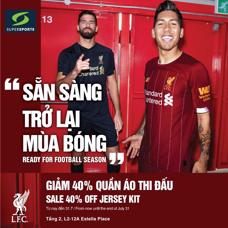 GET READY WITH SUPERSPORTS FOR FOOTBALL SEASON, SALE 40% OFF FOR JERSEY KIT⚽