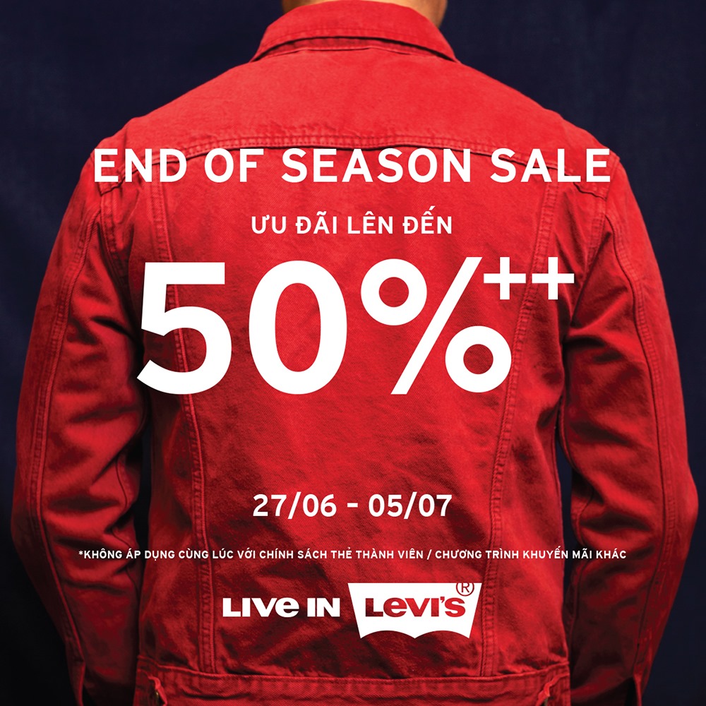 LEVI'S SALE UP TO 50%++