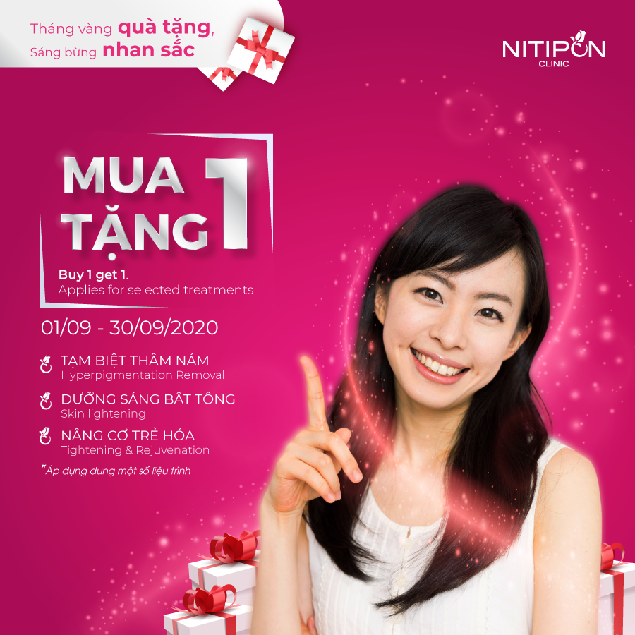 BUY 1 GET 1 FREE FROM NITIPON CLINIC