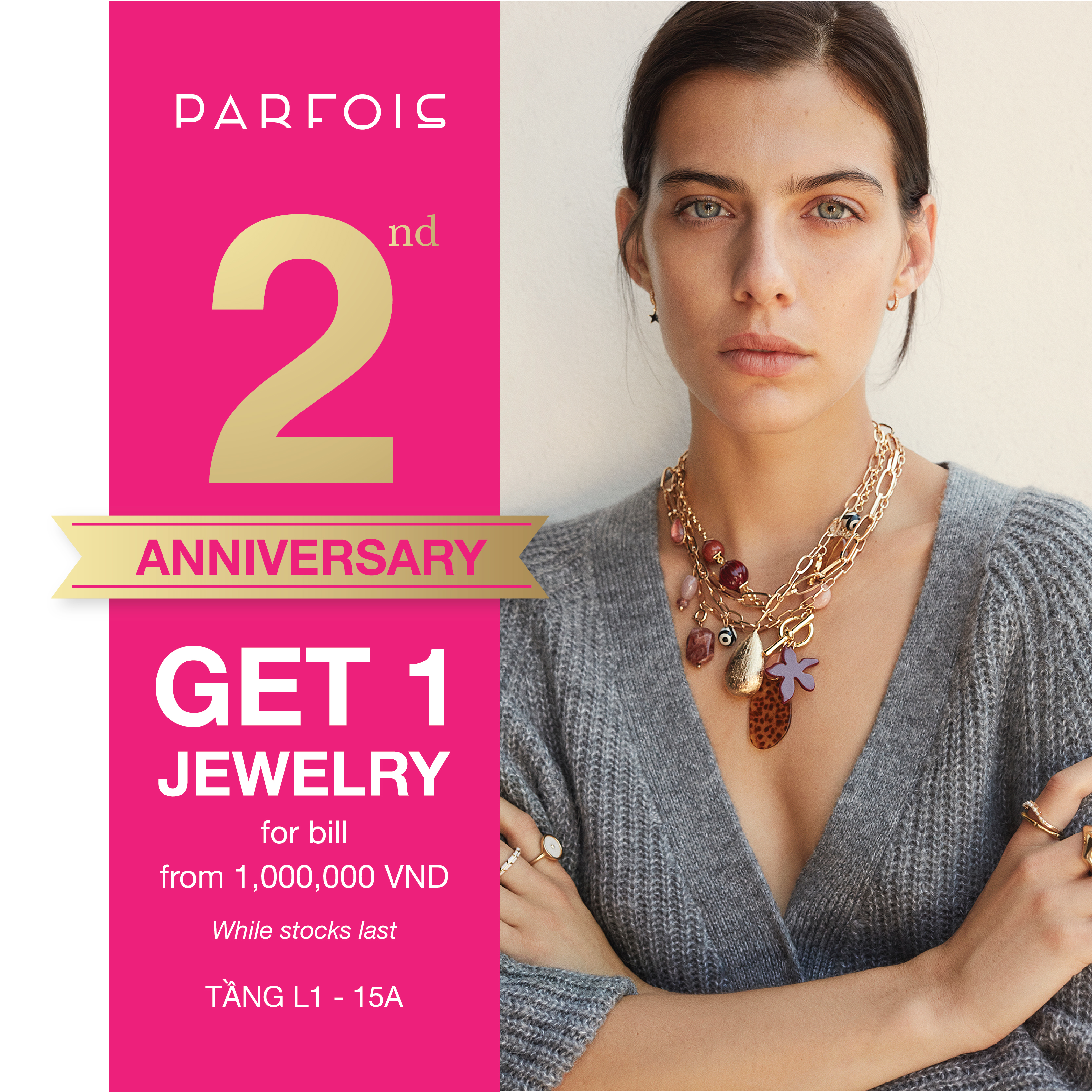 GET FREE JEWELRY FROM PARFOIS