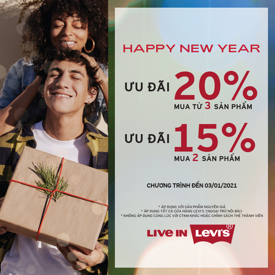 LEVI'S HAPPY NEW YEAR - ƯU ĐÃI VẪN CHƯA KẾT THÚC