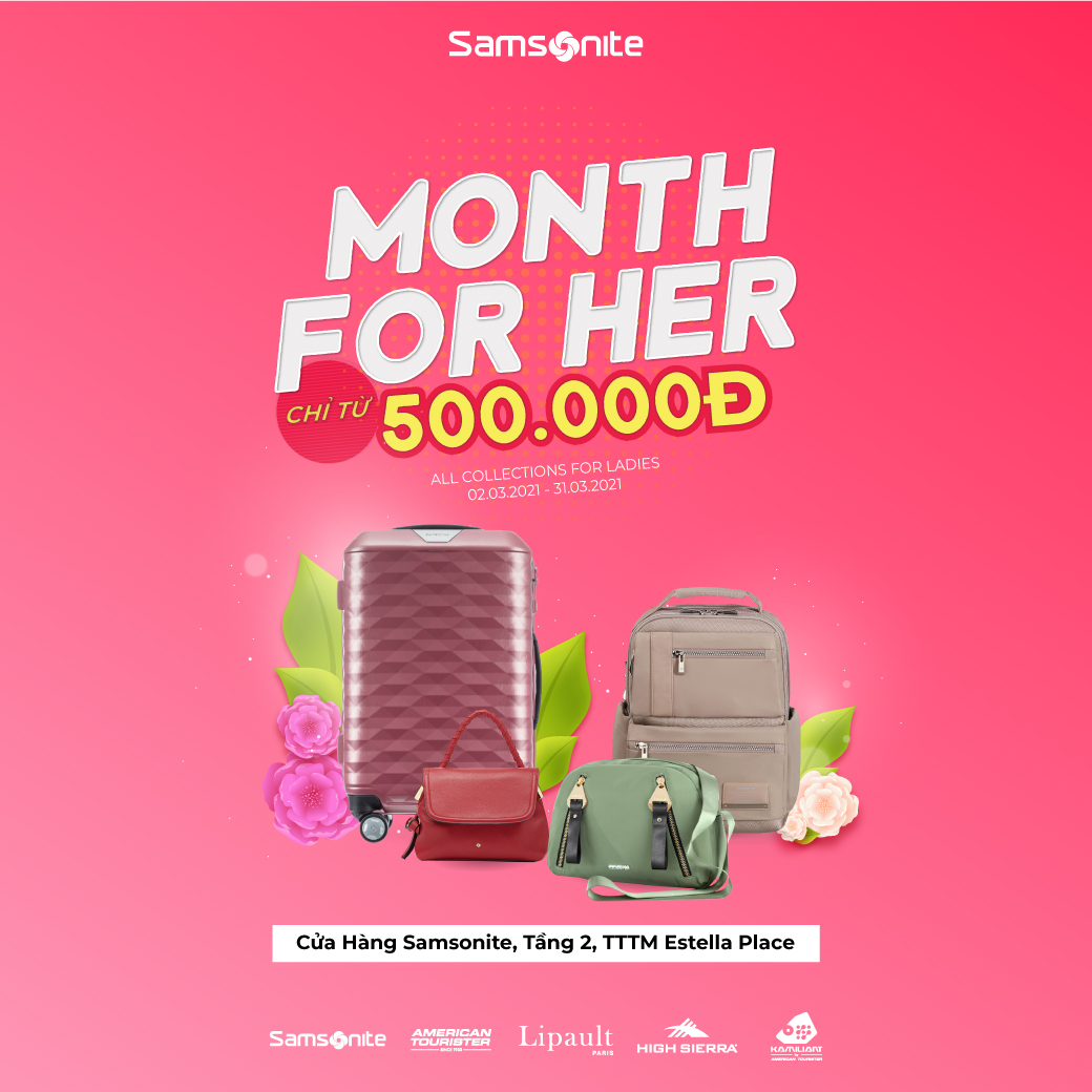 MONTH FOR HER - From 500,000VND for all Lady's Collections