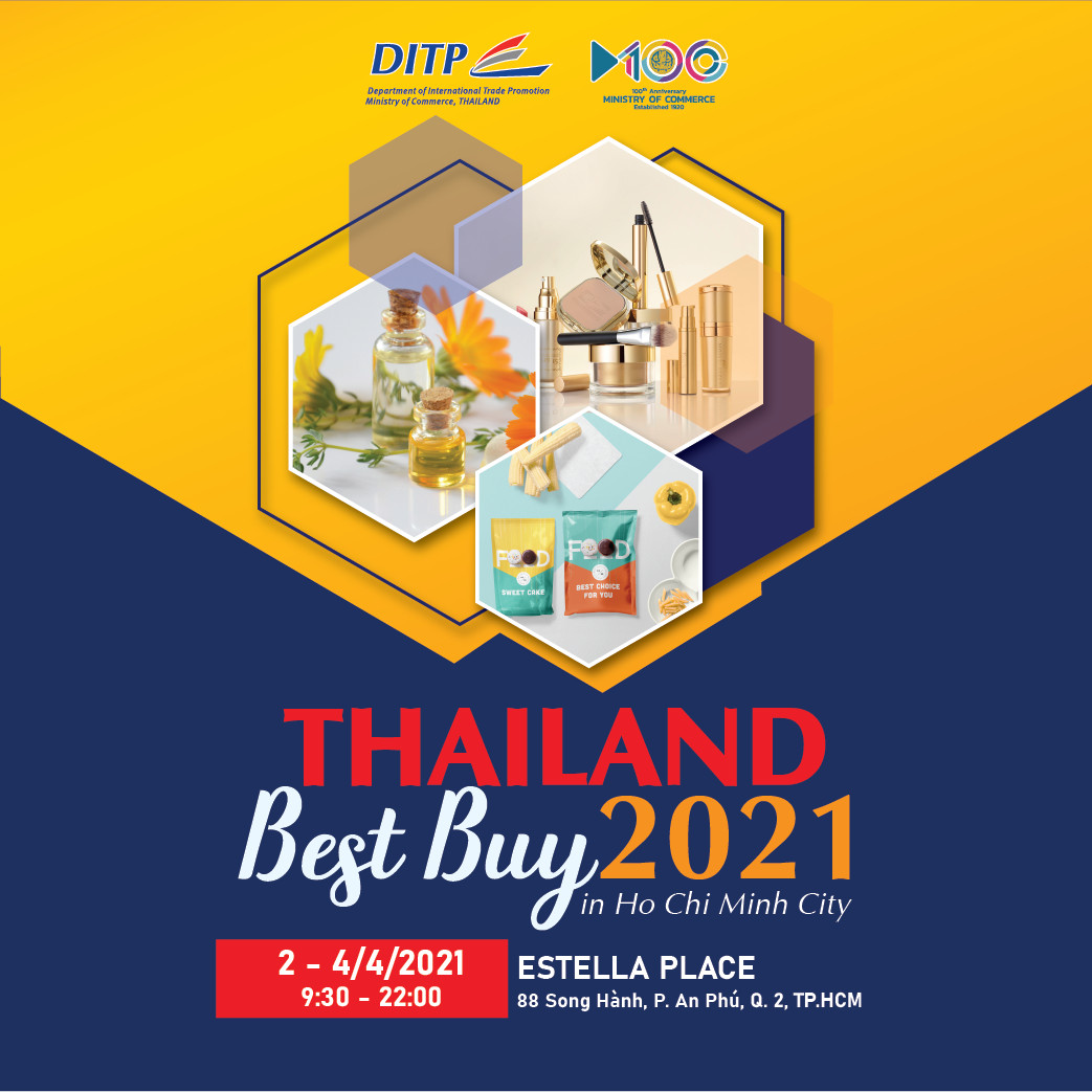 Sự kiện mua sắm hàng Thái "Thailand Best Buy 2021"