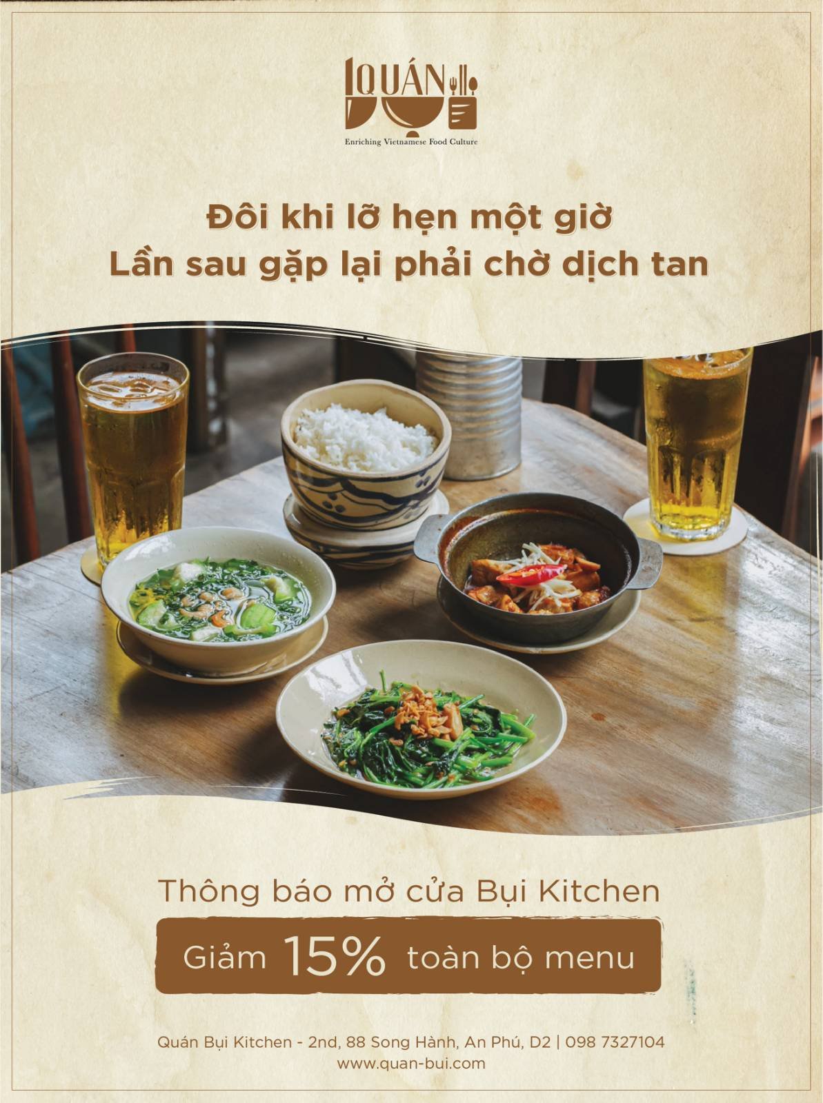 BUI KITCHEN HAS COME BACK