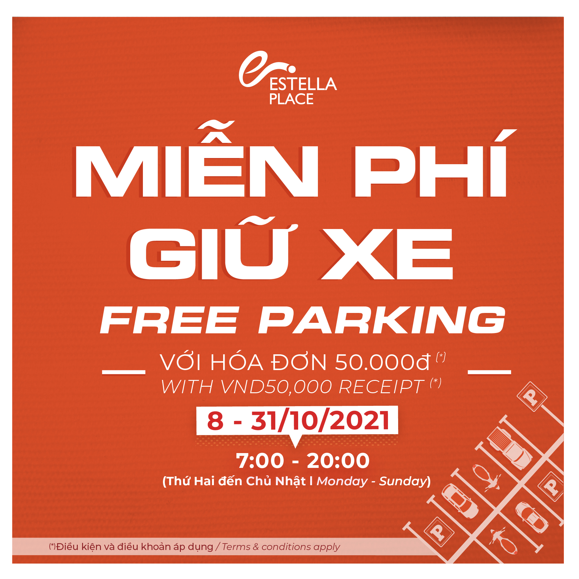 🚗 FREE PARKING WITH VND50,000 RECEIPT 🔥