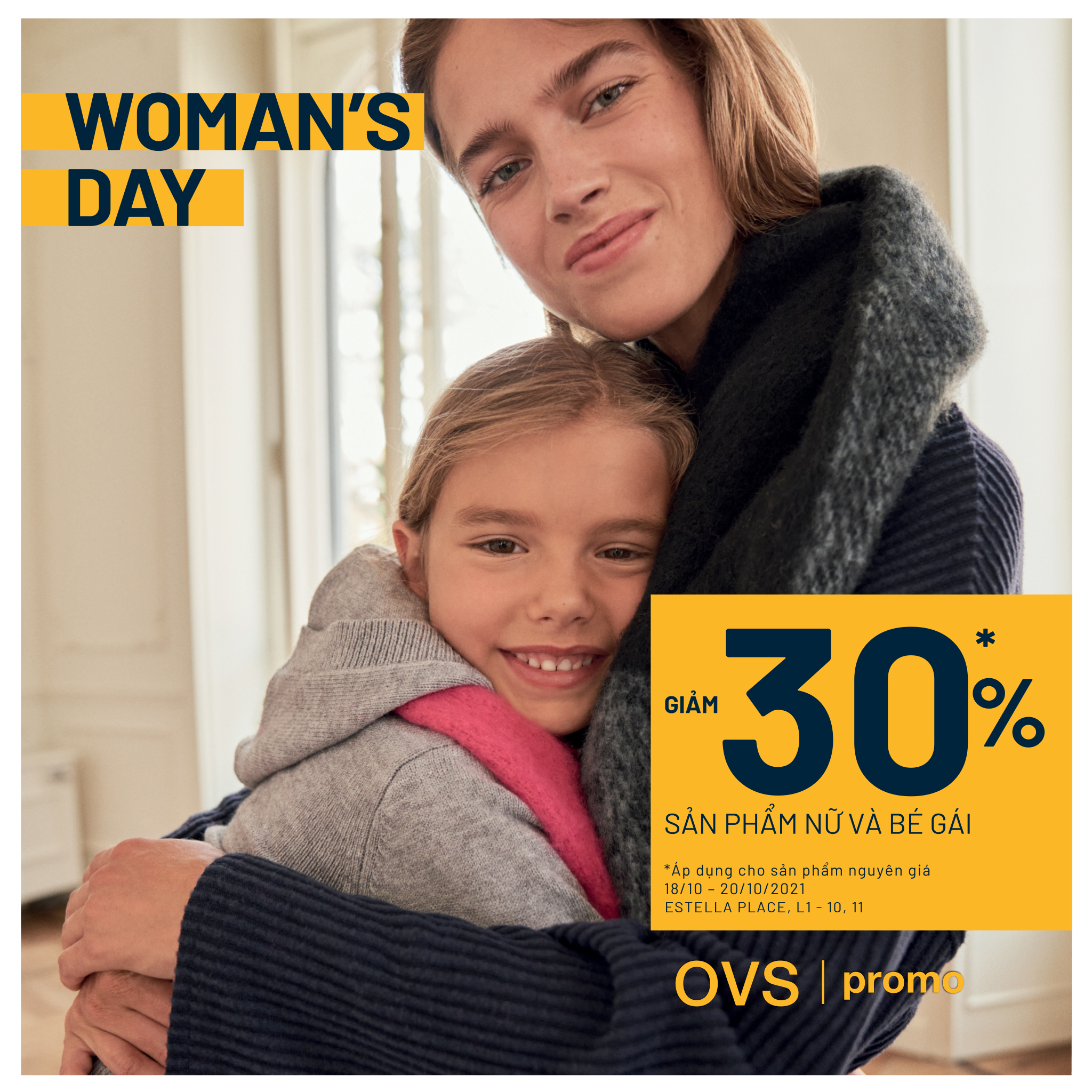 OVS 💐 HAPPY WOMEN'S DAY - 30% OFF for WOMEN AND KID GIRL ITEMS 👩‍👧