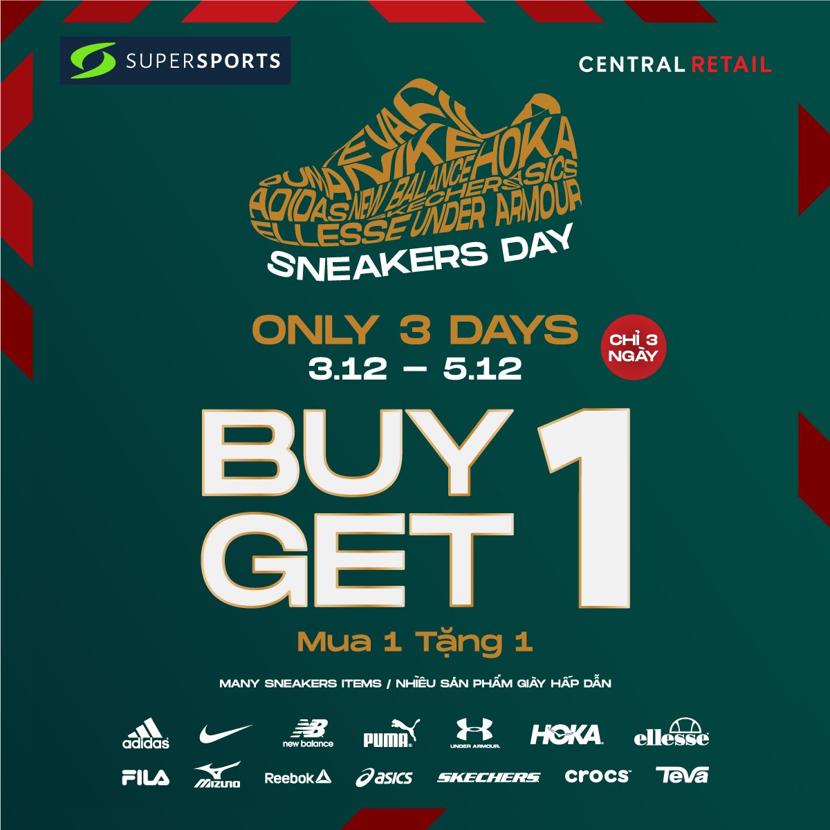 ⭐ SUPERSPORTS SNEAKERS DAY – BIG SALE BUY 1 GET 1 MANY HOT PRODUCTS
