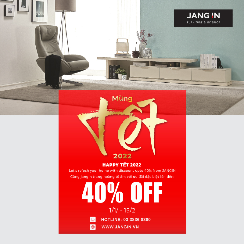 🔥 JANG IN FURNITURE – SWEET SALE up to 40%