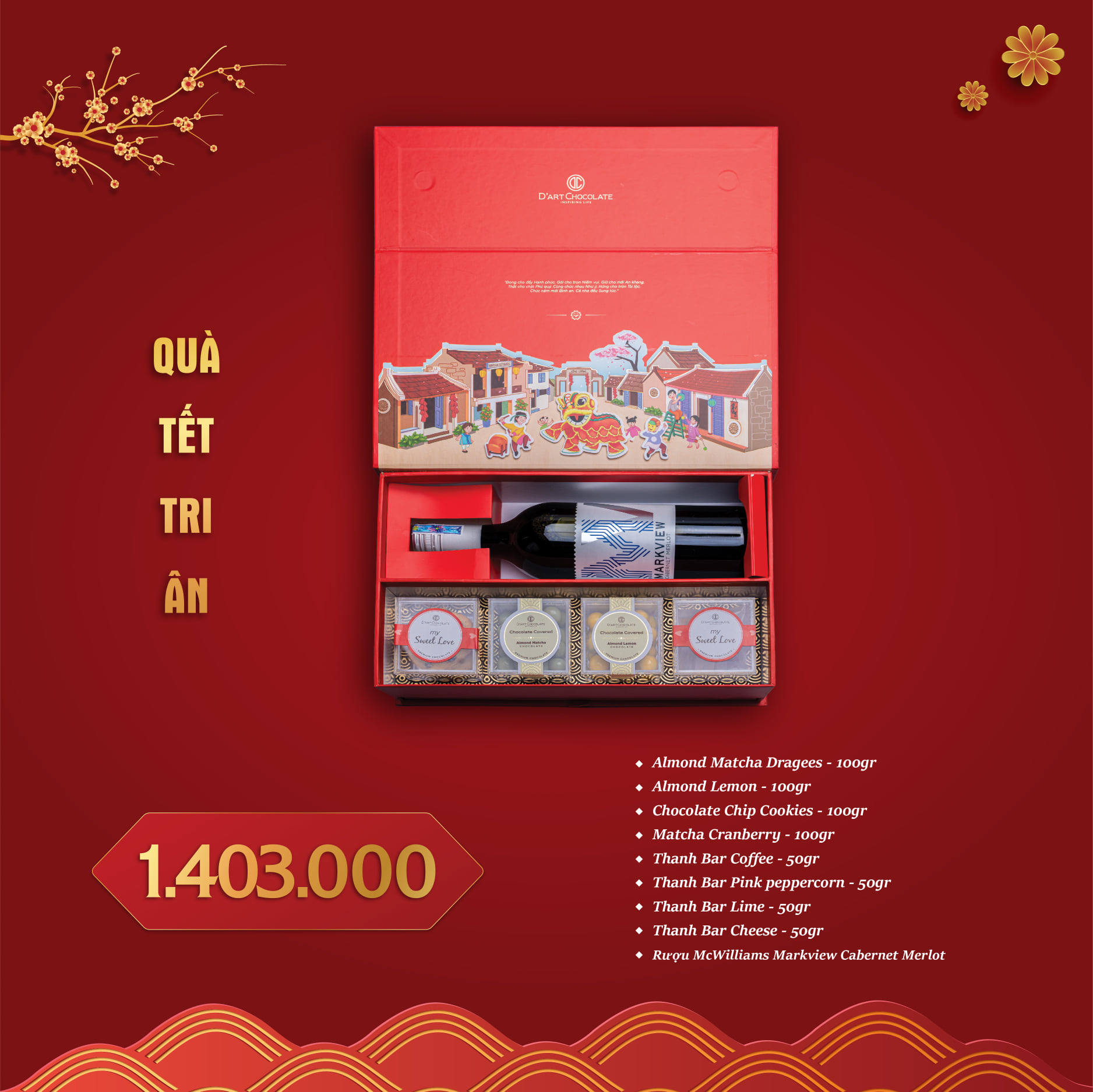 💗 A whole set of Tet gifts with love