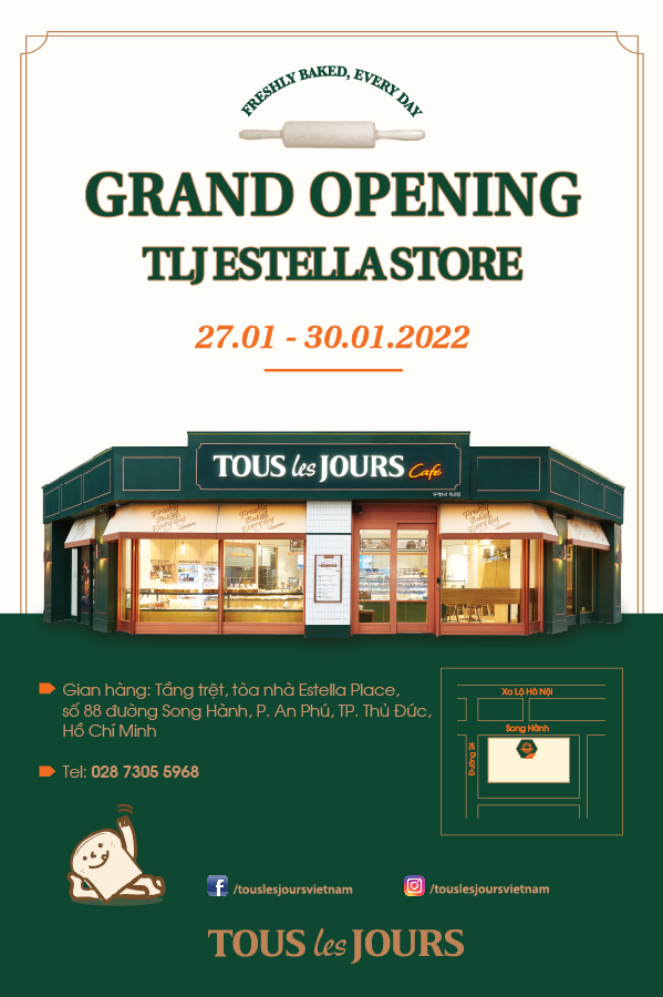 GRAND OPENING TOUS LES JOURS