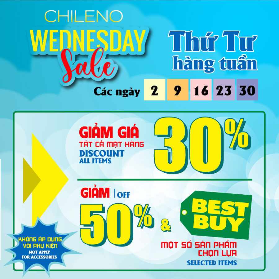 CHILENO's Wednesday Sale