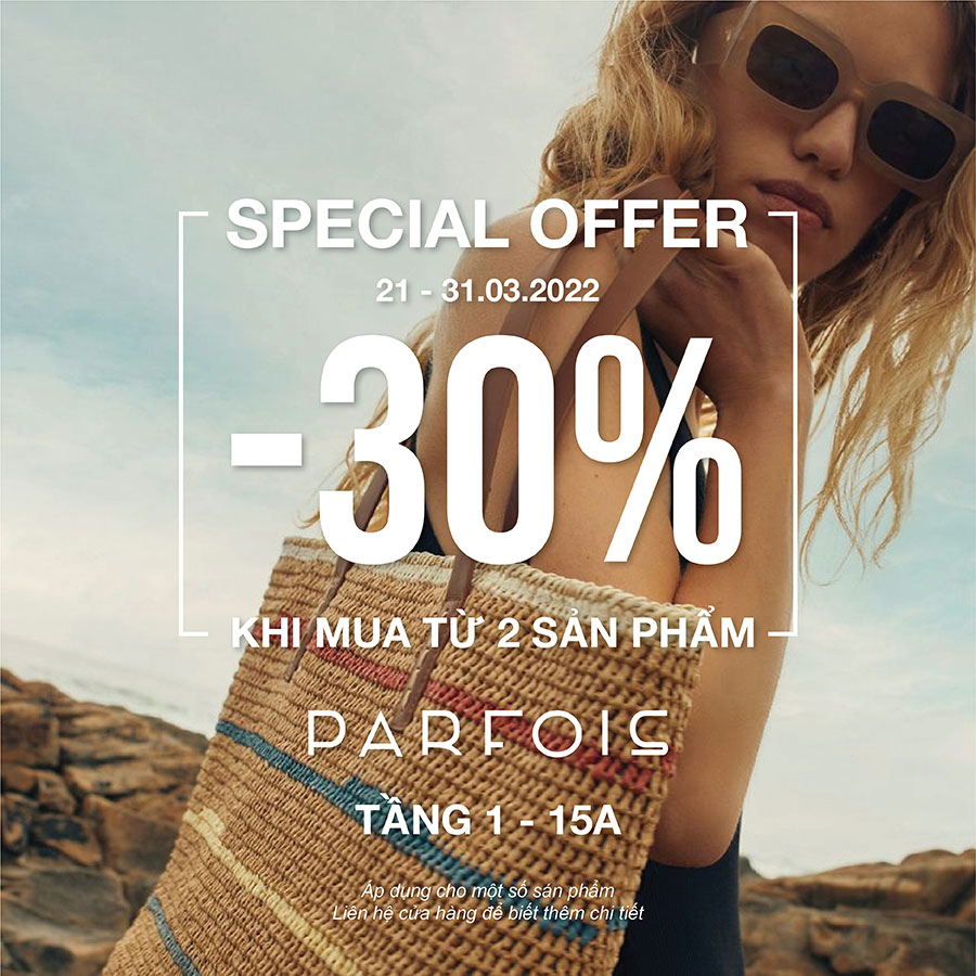Elevate your outfit with SPECIAL OFFER from PARFOIS