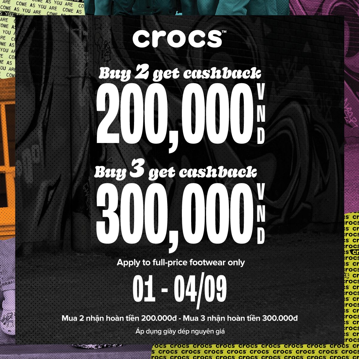 🌟𝐍𝐀𝐓𝐈𝐎𝐍𝐀𝐋 𝐃𝐀𝐘🌟 CROCS SPECIAL OFFERS: DON’T THINK. ONLY SHOP