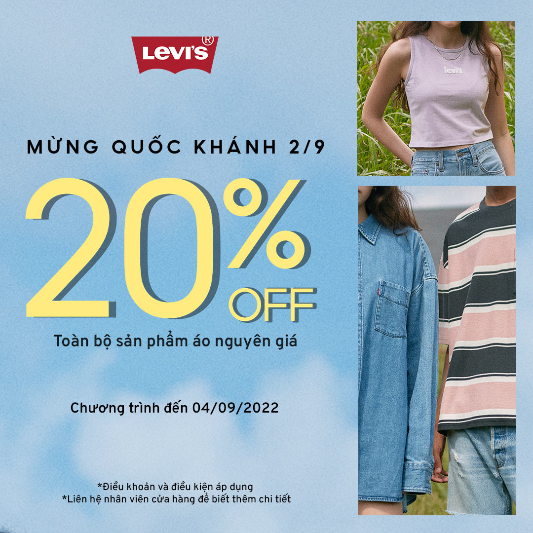 🎉HAPPY NATIONAL DAY 2/9, GET HOT OFFER FROM LEVI'S!🎉