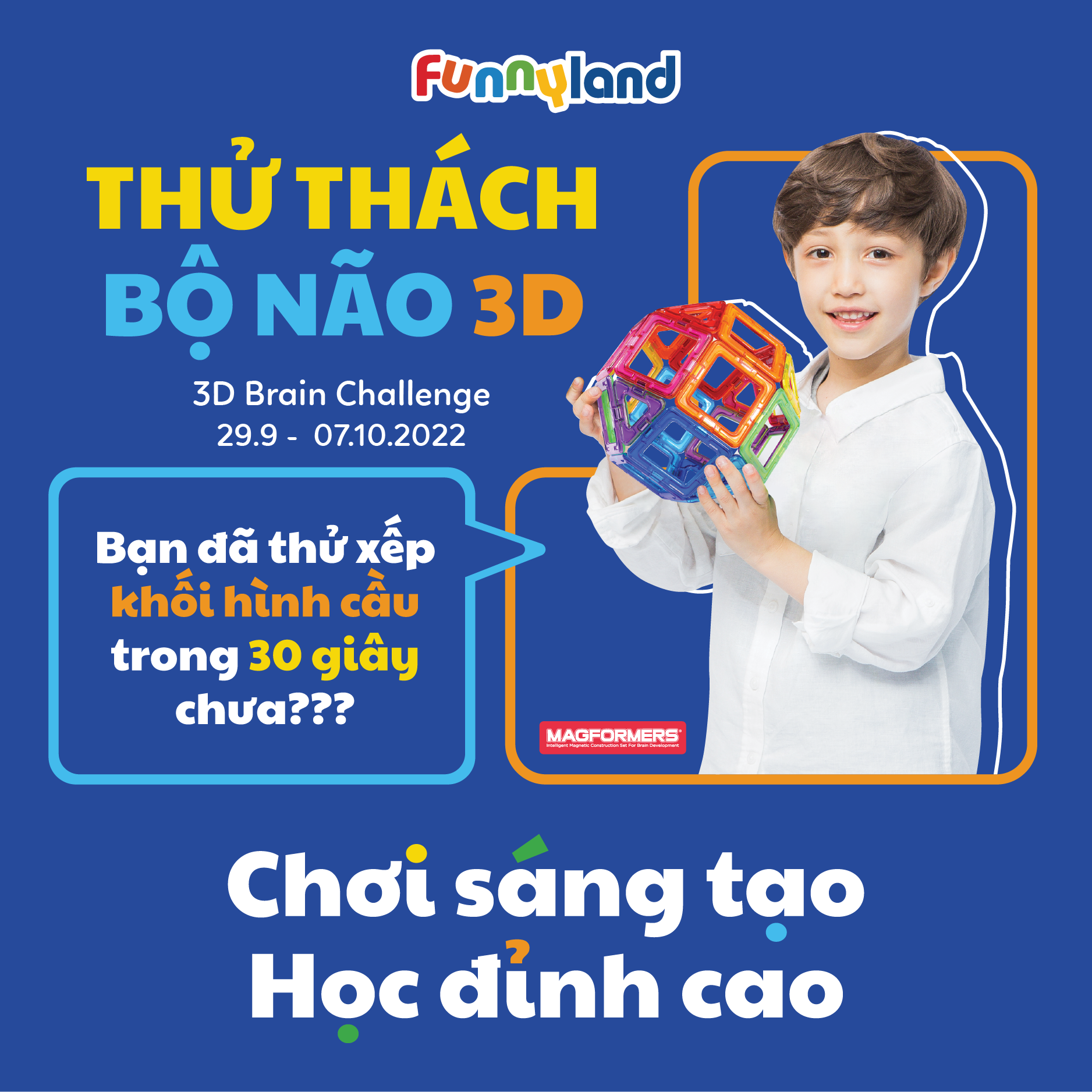 🎯CHỈ 5% SỐ NGƯỜI THAM GIA CÓ THỂ HOÀN THÀNH THỬ THÁCH LẮP RÁP HÌNH CẦU 3D MAGFORMERS TRONG 30 GIÂY!!! BÉ THÌ SAO? THỬ NGAY NHÉ🎯