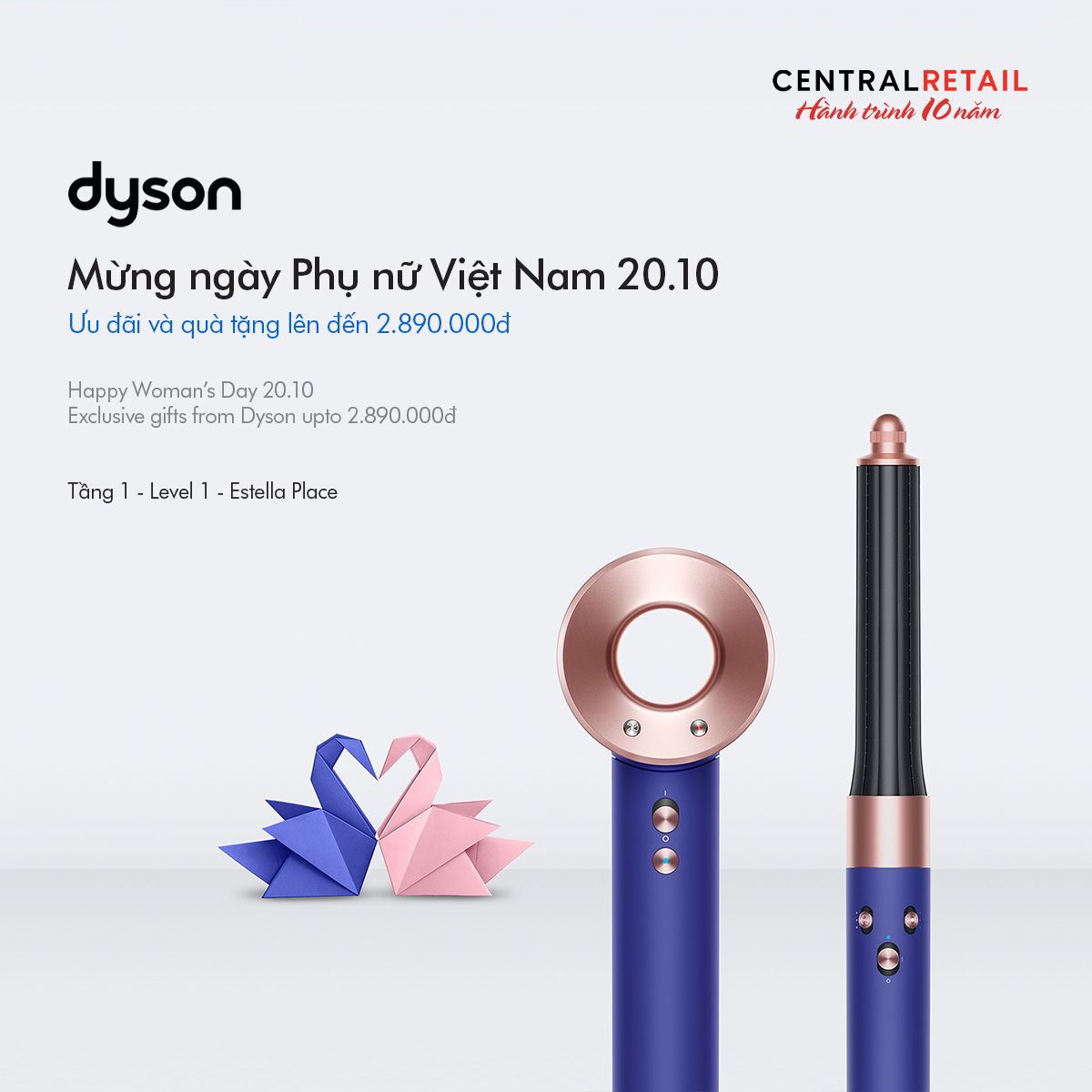 💗DYSON – MỪNG NGÀY PHỤ NỮ VIỆT NAM 20/10