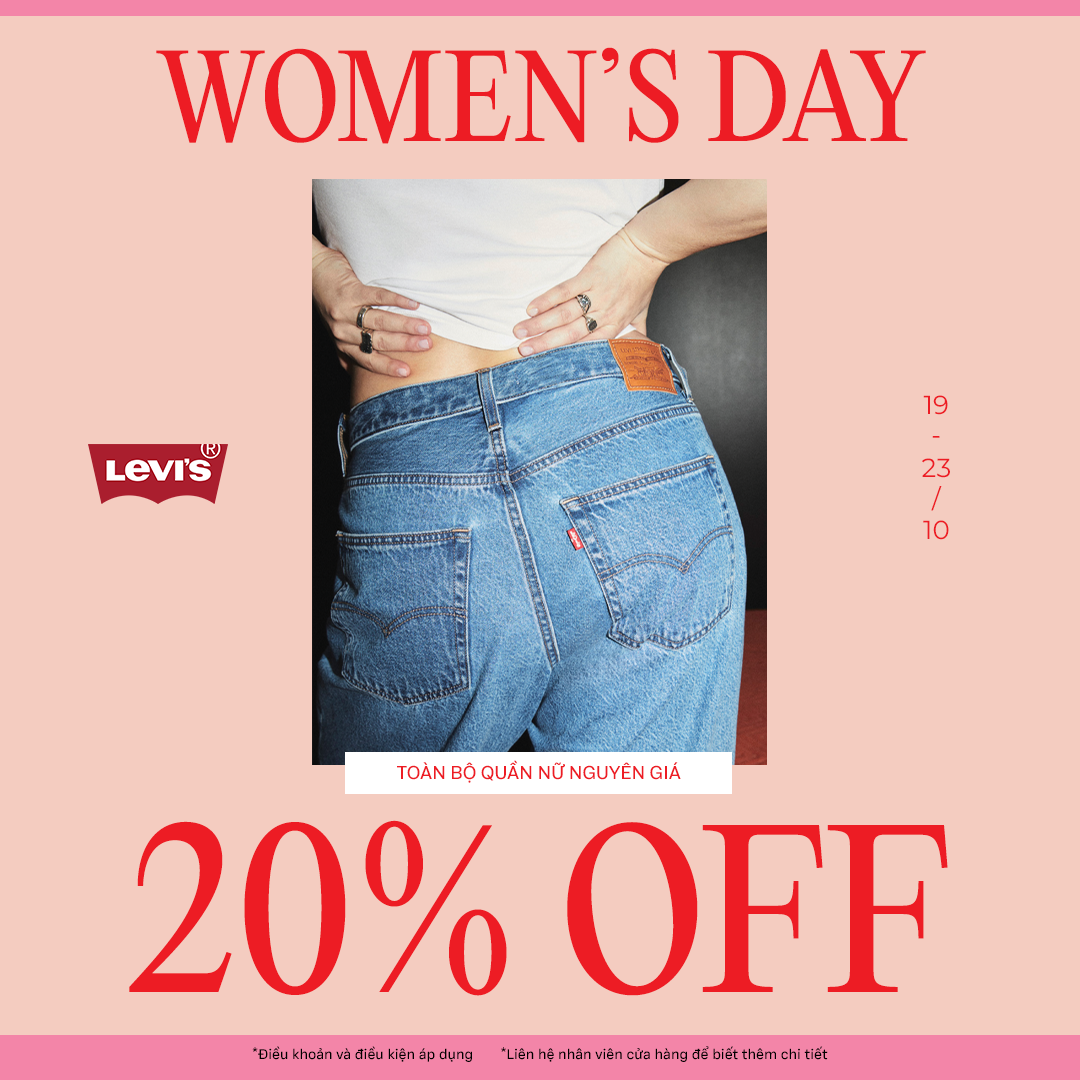 🌹JUST STARTED! 20% OFF IN STORES FOR VIETNAMESE WOMEN'S DAY🌹