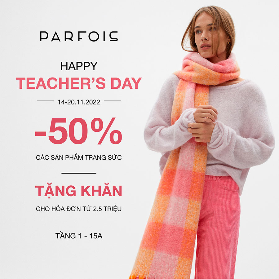 PARFOIS - HAPPY TEACHER'S DAY
