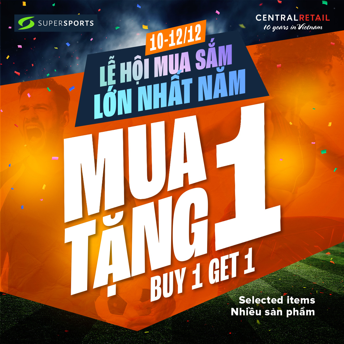 SUPERSPORTS MUA 1 TẶNG 1, DEAL TỐT CHỐT NGAY!