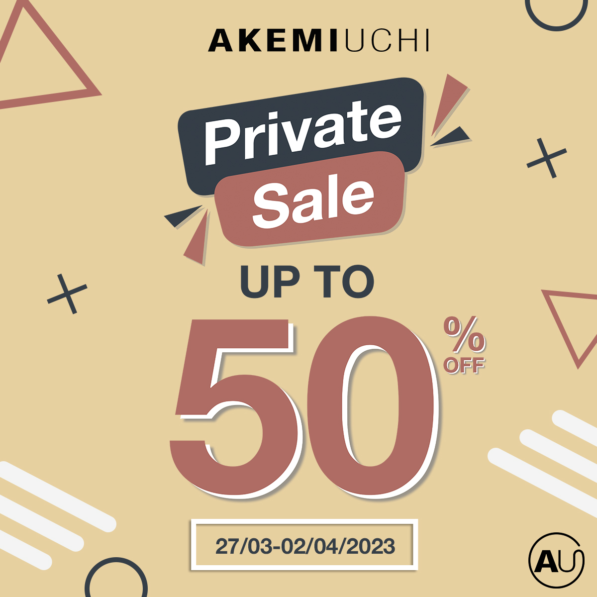 ⚡ 𝐏𝐑𝐈𝐕𝐀𝐓𝐄 𝐒𝐀𝐋𝐄 – SALE UP TO 50% ALL ITEMS ⚡
