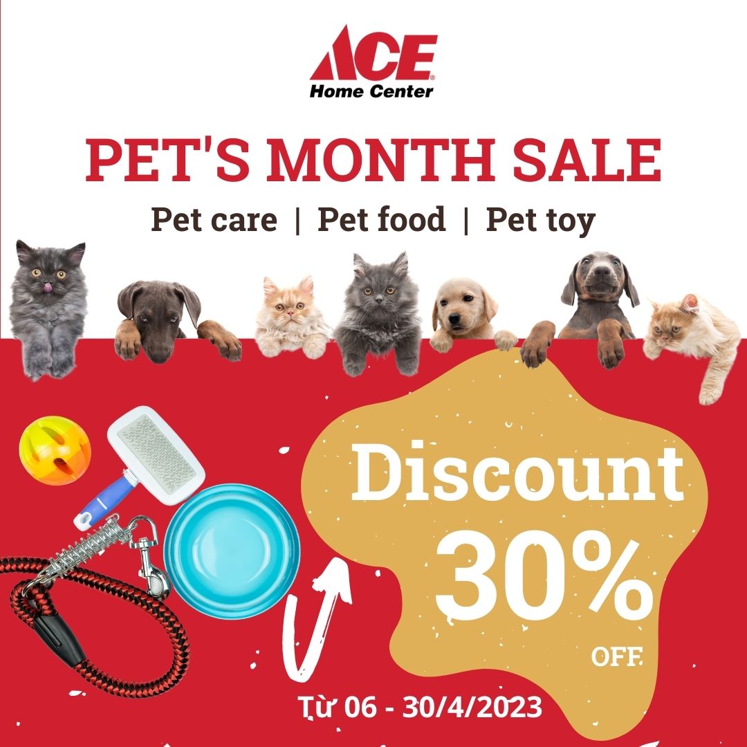 🐶🐱CELEBRATE PET’S DAY – DISCOUNT UP TO 30% FOR ALL PET PRODUCT