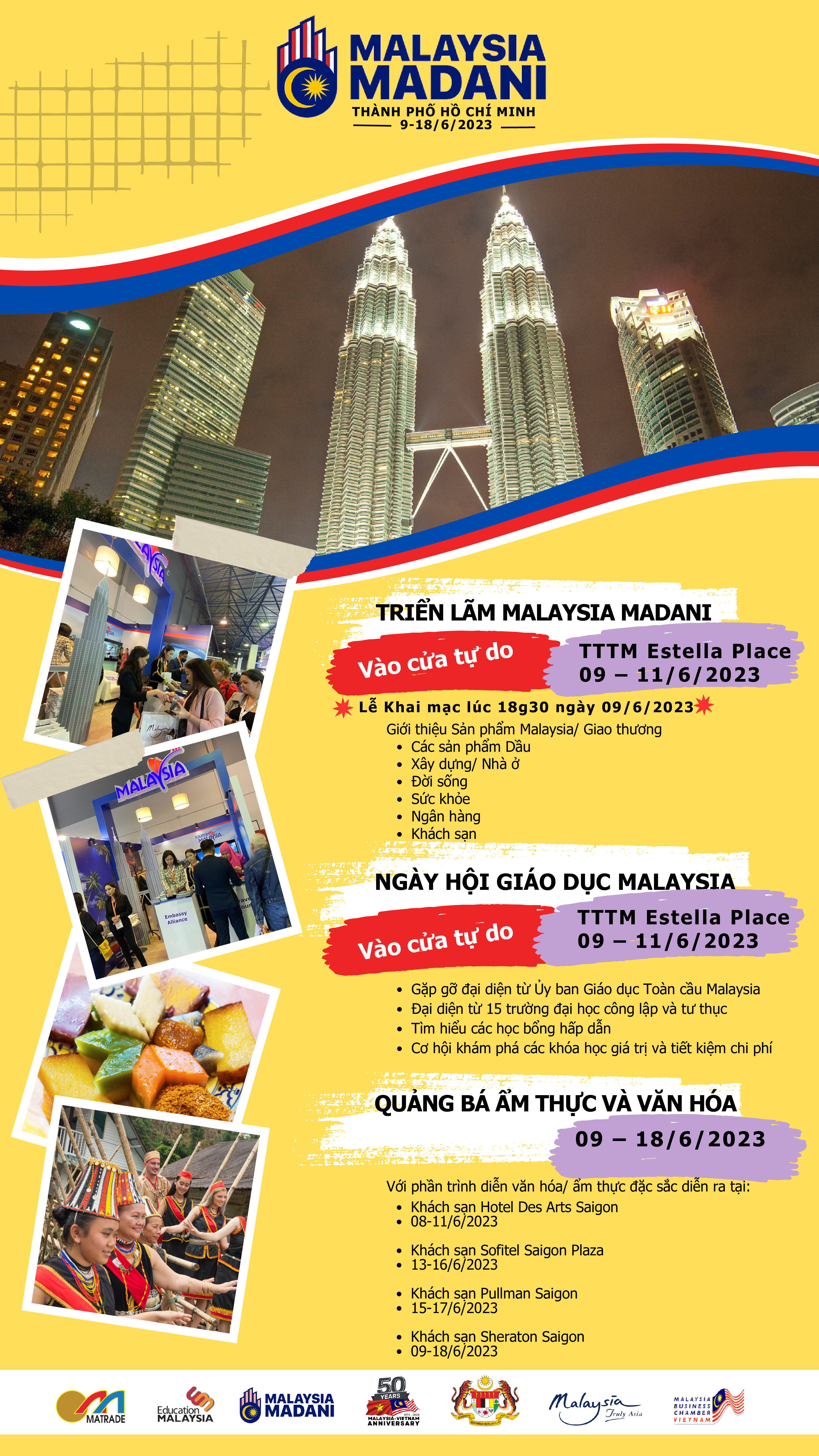 TRIỂN LÃM GIAN HÀNG MALAYSIA MADANI VÀ TRIỂN LÃM GIÁO DỤC MALAYSIA