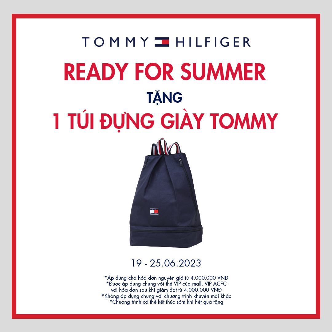 ☀TOMMY HILFIGER READY FOR SUMMER - TẶNG 1 TÚI ĐỰNG GIÀY TOMMY