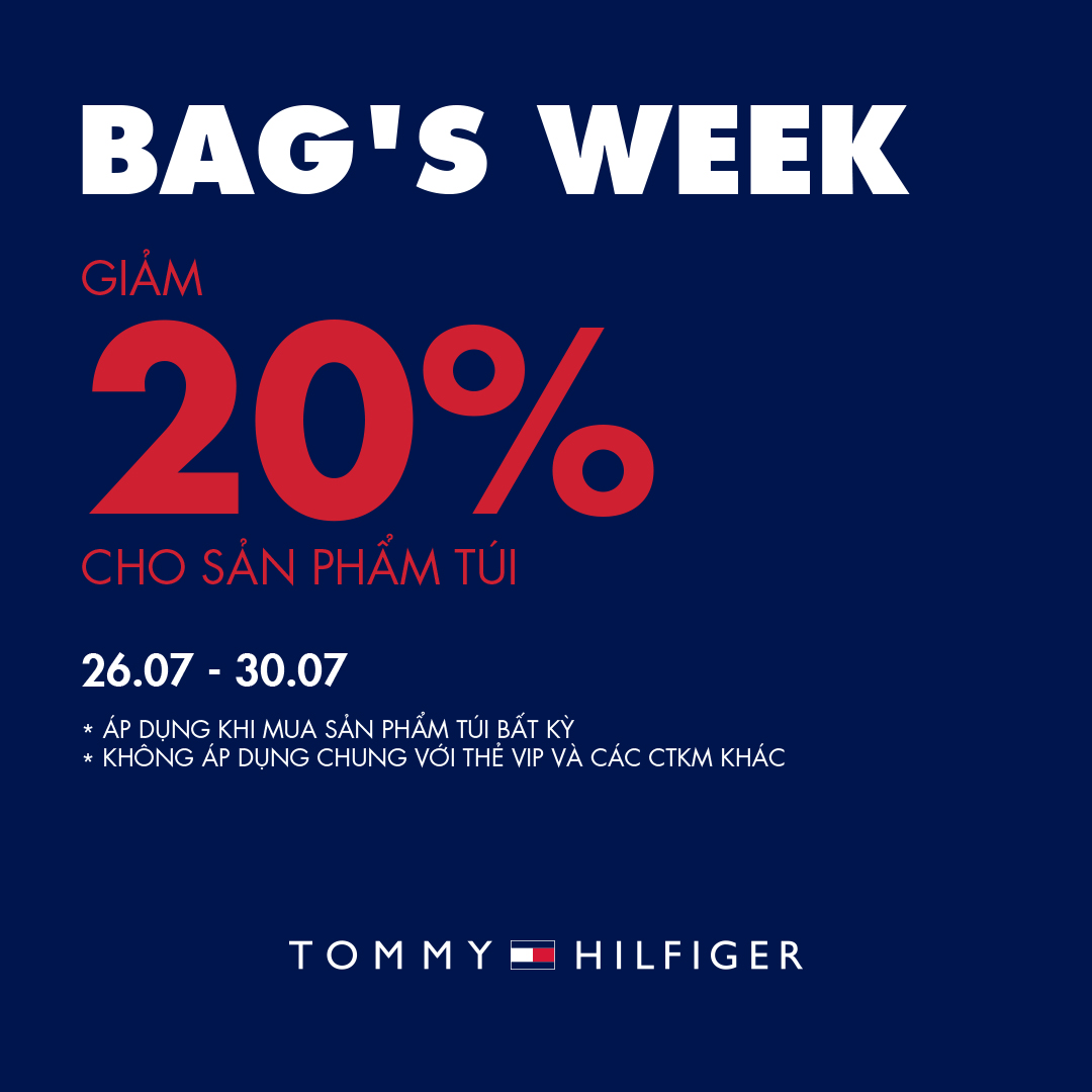 👜TOMMY BAG'S WEEK - GIẢM 20% CHO SẢN PHẨM TÚI👜