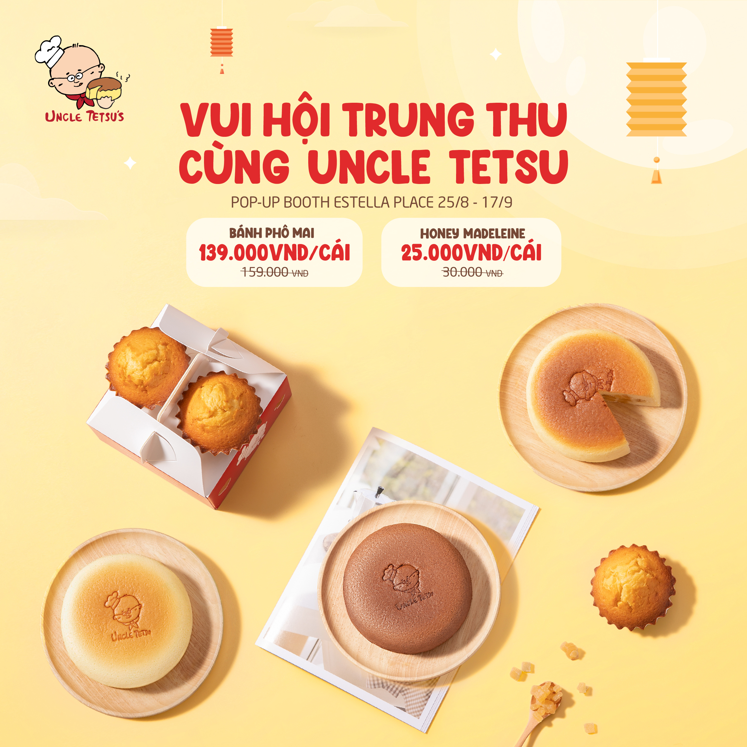 🌟ENJOY THE MID-AUTUMN FESTIVAL WITH UNCLE TETSU AT ESTELLA PLACE