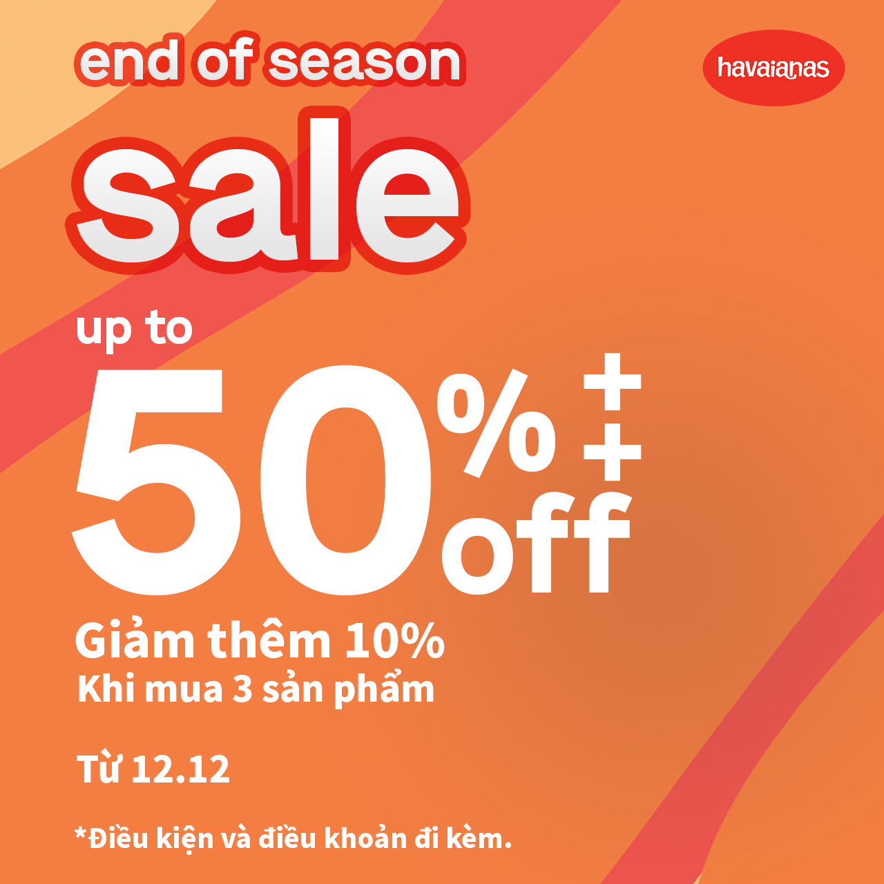 HAVAIANAS - END OF SEASON SALE UP TO 70%, ONLY FROM 2 3 9 K 🔥