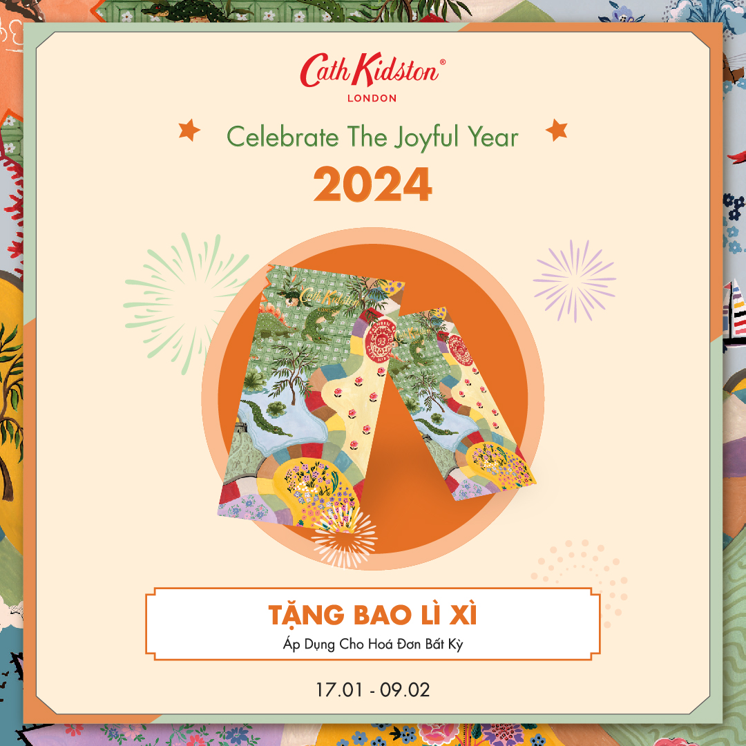 LUNAR NEW YEAR CELEBRATION - GET FREE EXCLUSIVE RED ENVELOPE FROM CATH KIDSTON VIETNAM