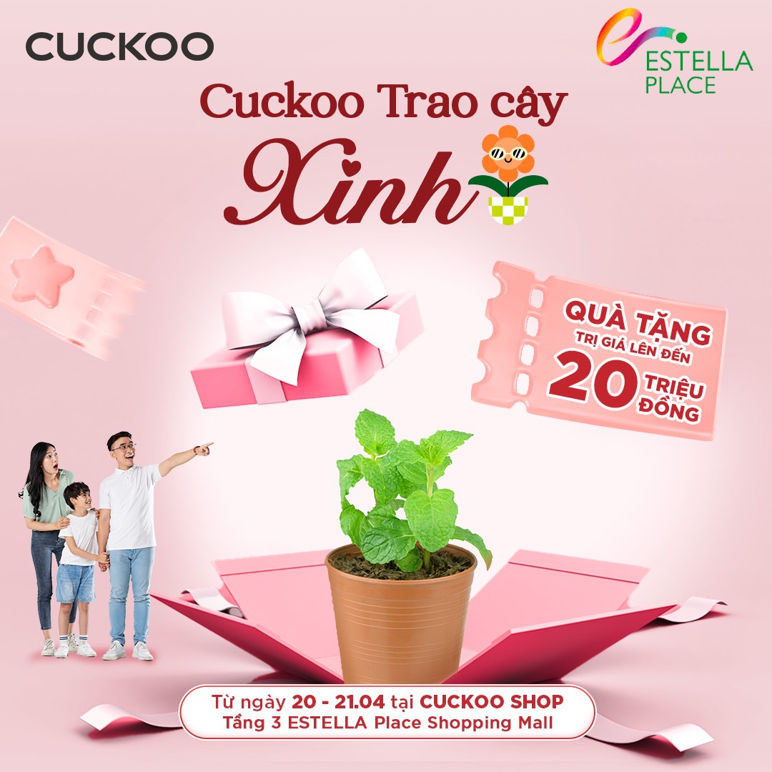 CUCKOO GIVES AWAY BEAUTIFUL PLANTS, OFFERS EXCLUSIVE DEALS - From 20 - 21/04/2024