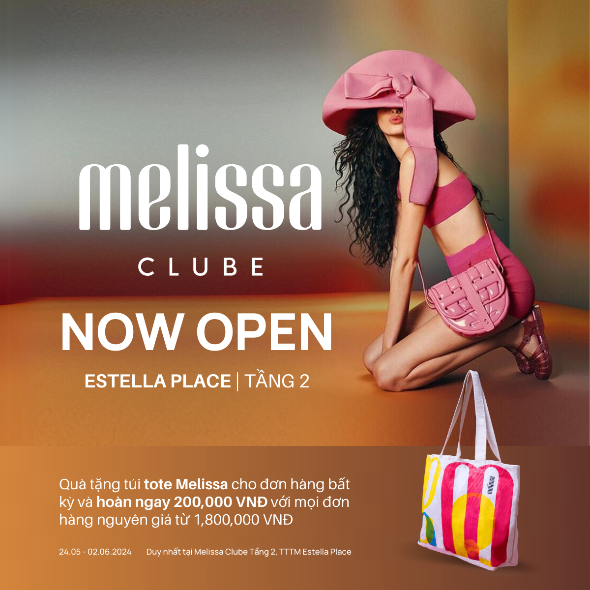 📣THE SUSTAINABLE SHOE BRAND MELISSA IS NOW OFFICIALLY OPEN IN ESTELLA PLACE 💖👠