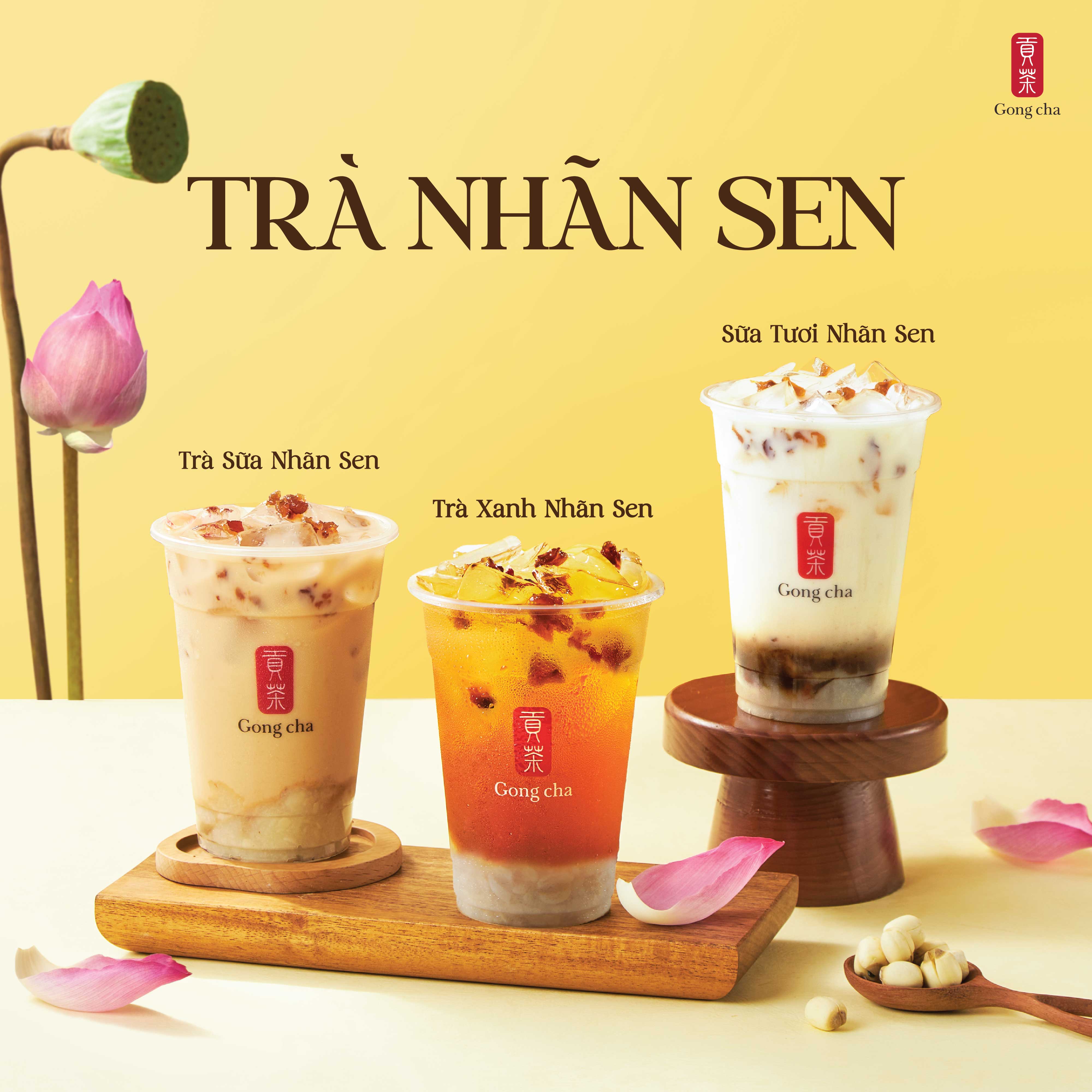 🥳BỘ BA TRÀ NHÃN SEN ĐÃ QUAY TRỞ LẠI GONG CHA🥳