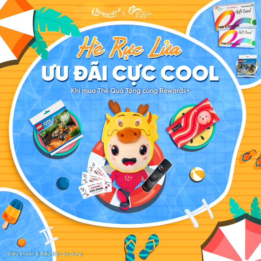 ☀️HÈ RỰC LỬA, ƯU ĐÃI CỰC COOL CÙNG REWARDS+👍