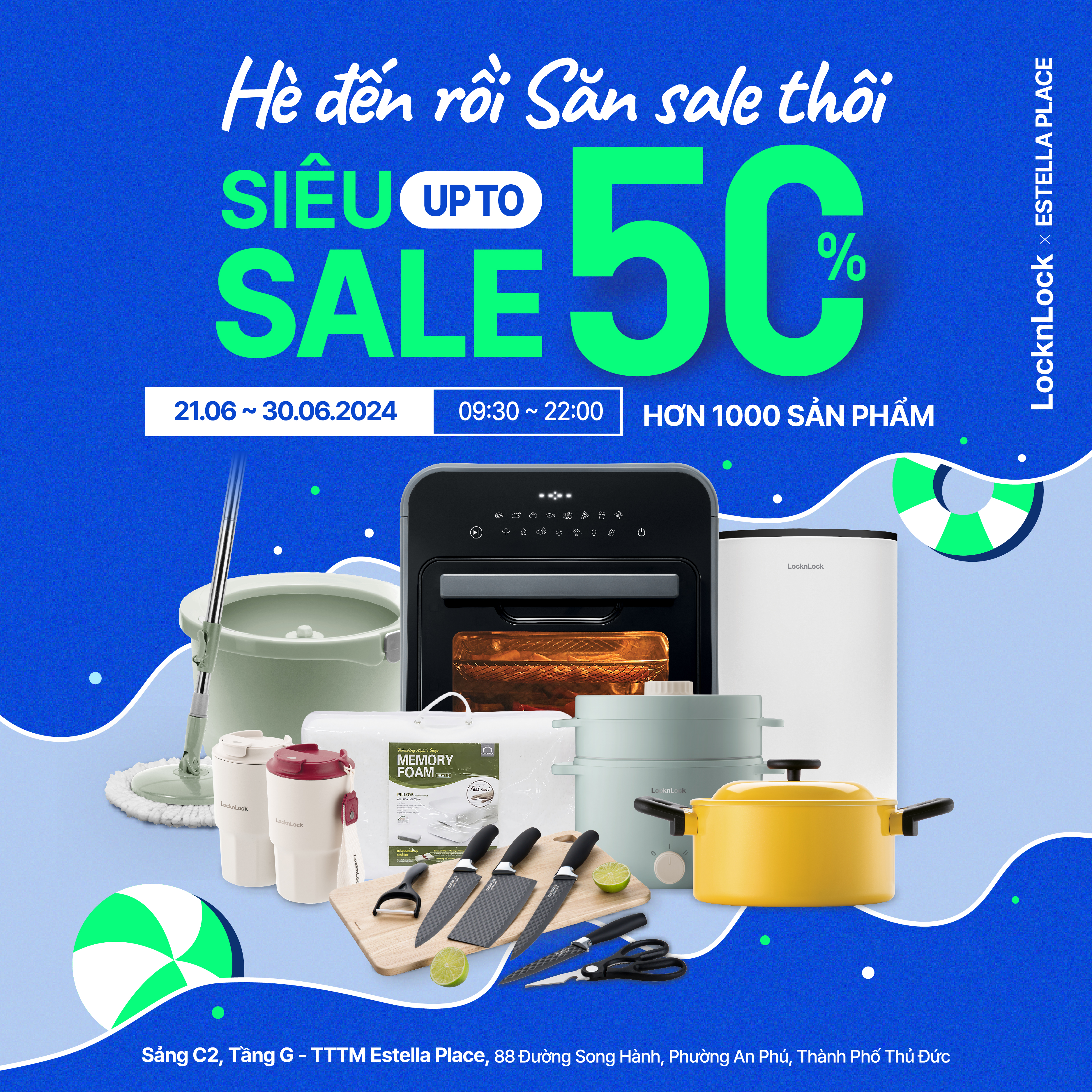 🥳SUMMER IS HERE, TIME FOR SHOPPING - SUPER SALE UP TO 50%