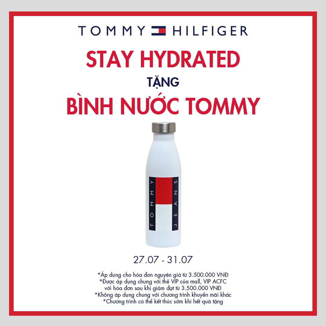 TOMMY HILFIGER - STAY HYDRATED - TẶNG BÌNH NƯỚC TOMMY