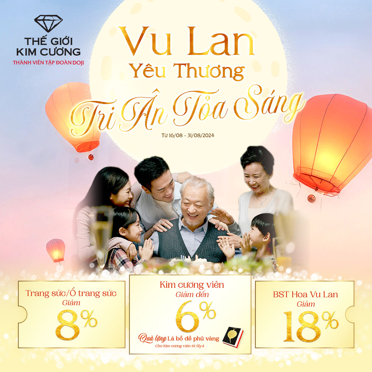 VU LAN BÁO HIẾU, YÊU THƯƠNG VẸN TRÒN