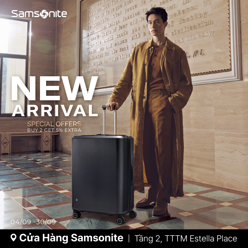 ⭐ NEW SAMSONITE - NEW JOURNEYS⭐ MUA 2 - GIẢM THÊM 5%