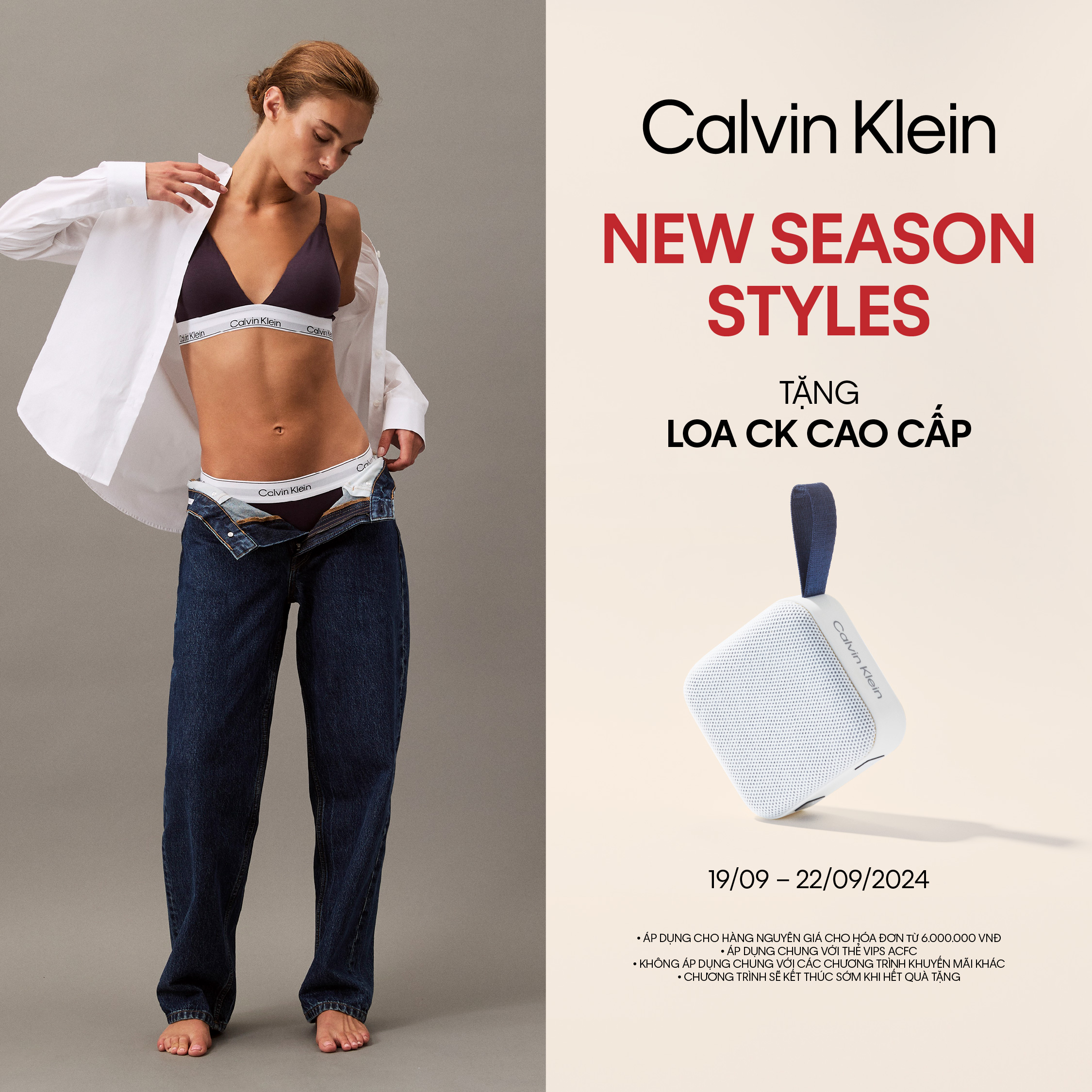 CALVIN KLEIN - NEW SEASON STYLES - TẶNG LOA CK CAO CẤP