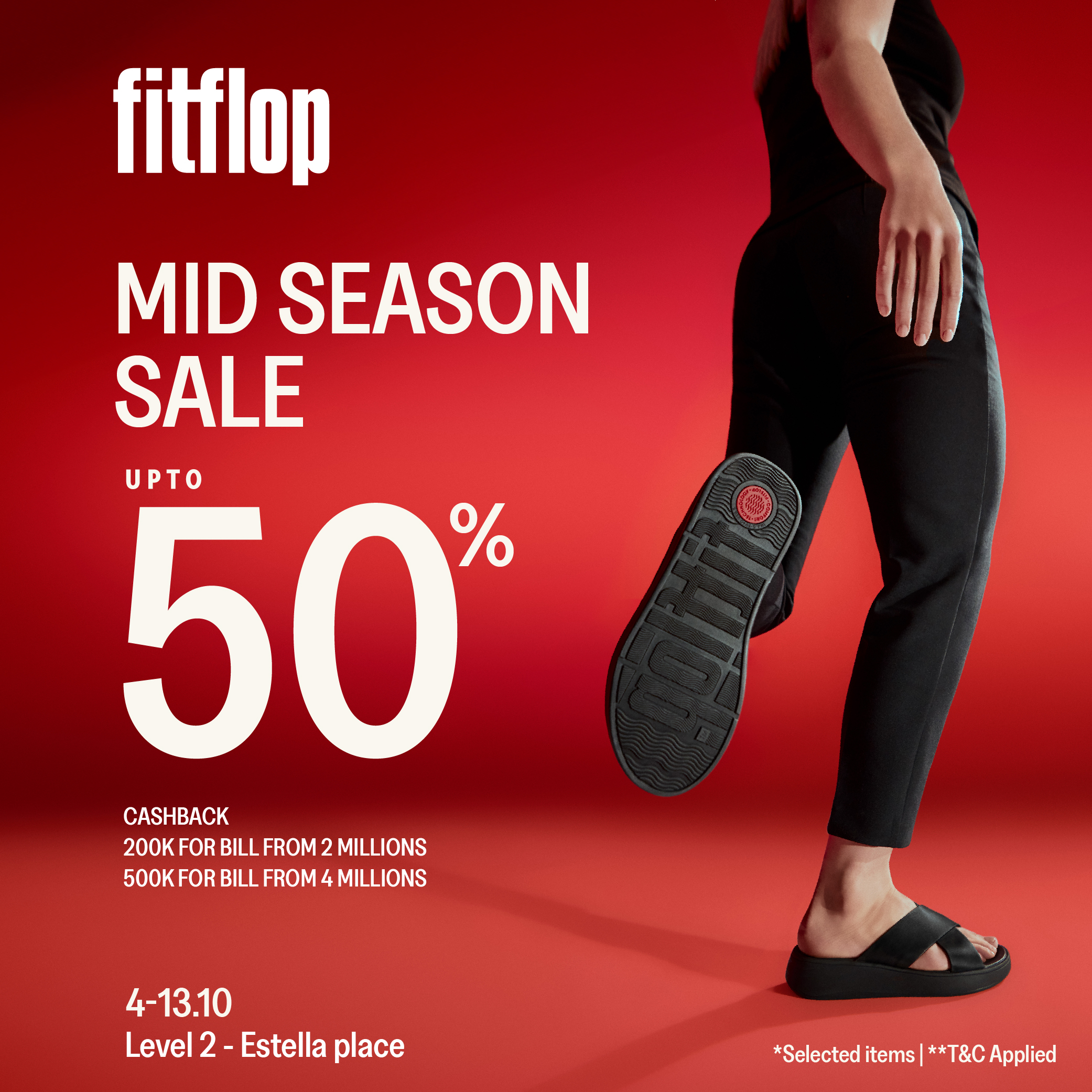 🔥 FITFLOP MID SEASON SALE - TRẢI NGHIỆM MUA SẮM VỚI ƯU ĐÃI CỰC HOT